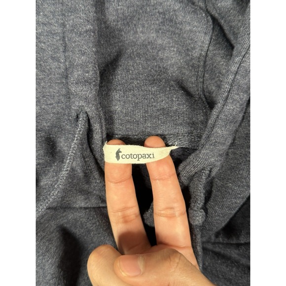 Cotopaxi Hoodie Mens Small Blue Gray Do Good Pullover Graphic Fleece - Picture 8 of 12